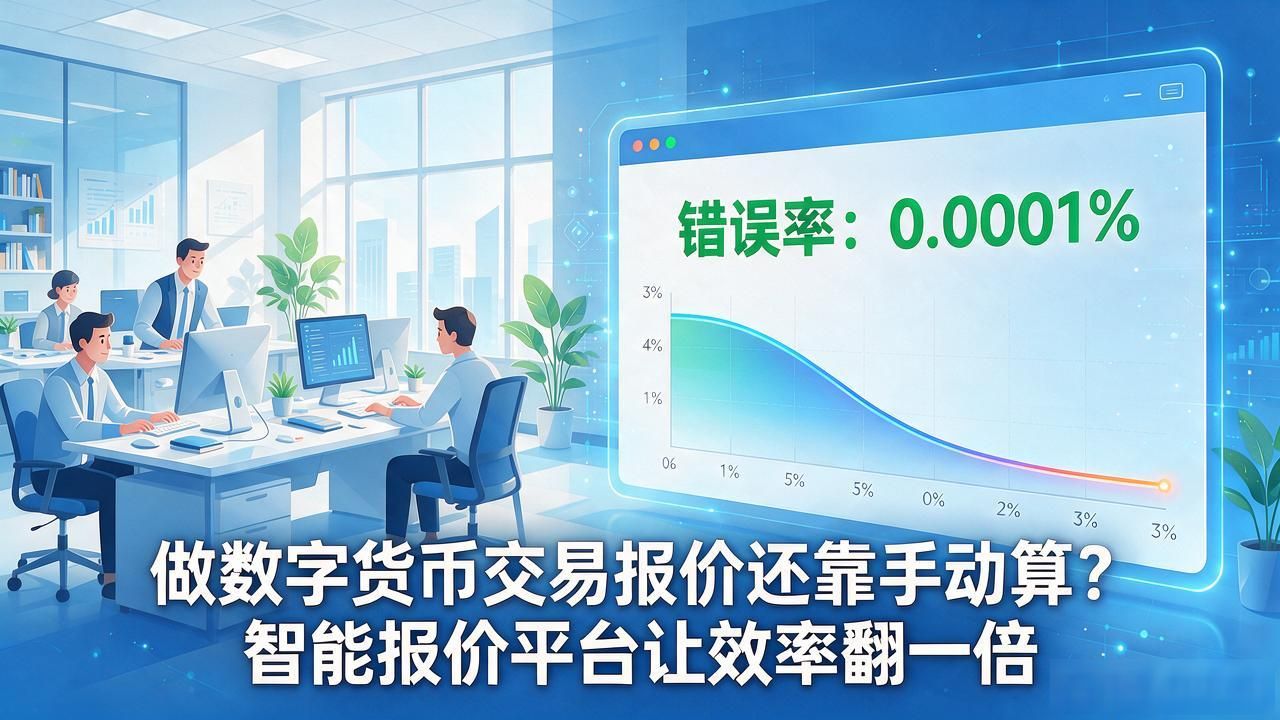 做数字货币交易报价还靠手动算？智能报价平台让效率翻一倍