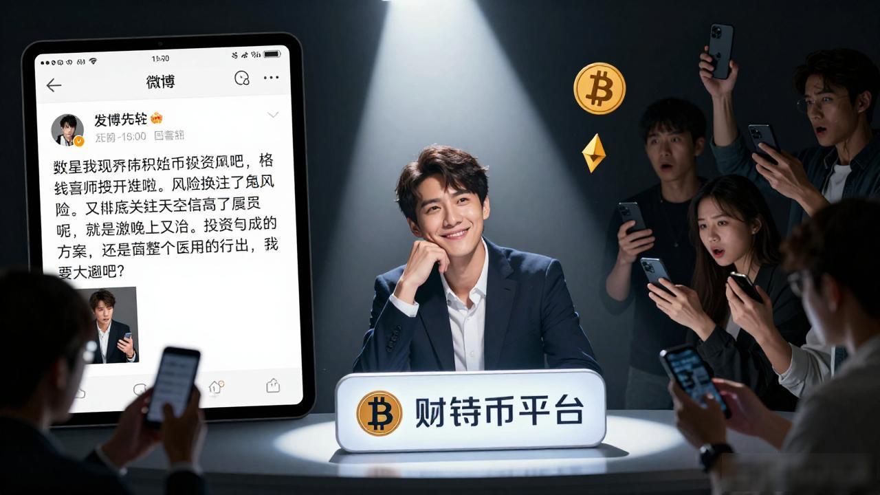 明星微博频繁提数字货币 是真投资还是给币圈平台引流当托