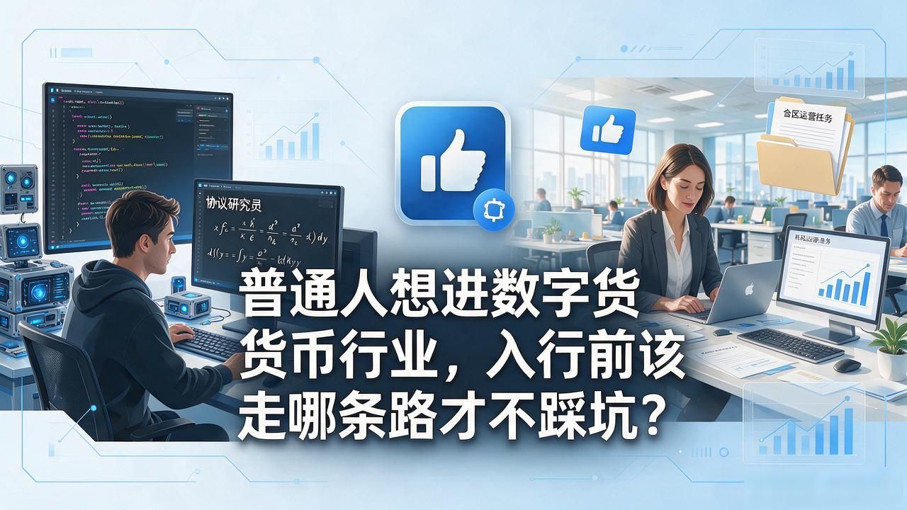 普通人想进数字货币行业，入行前该走哪条路才不踩坑