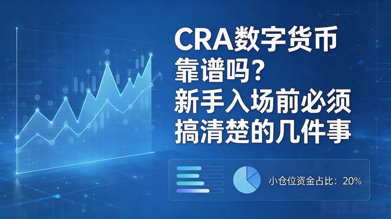 CRA数字货币靠谱吗？新手入场前必须搞清楚的几件事