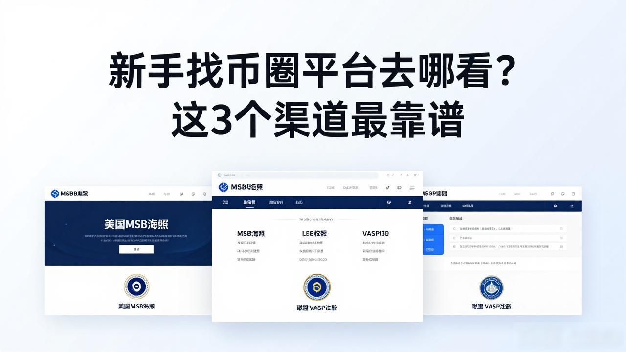 新手找币圈平台去哪看？这3个渠道最靠谱
