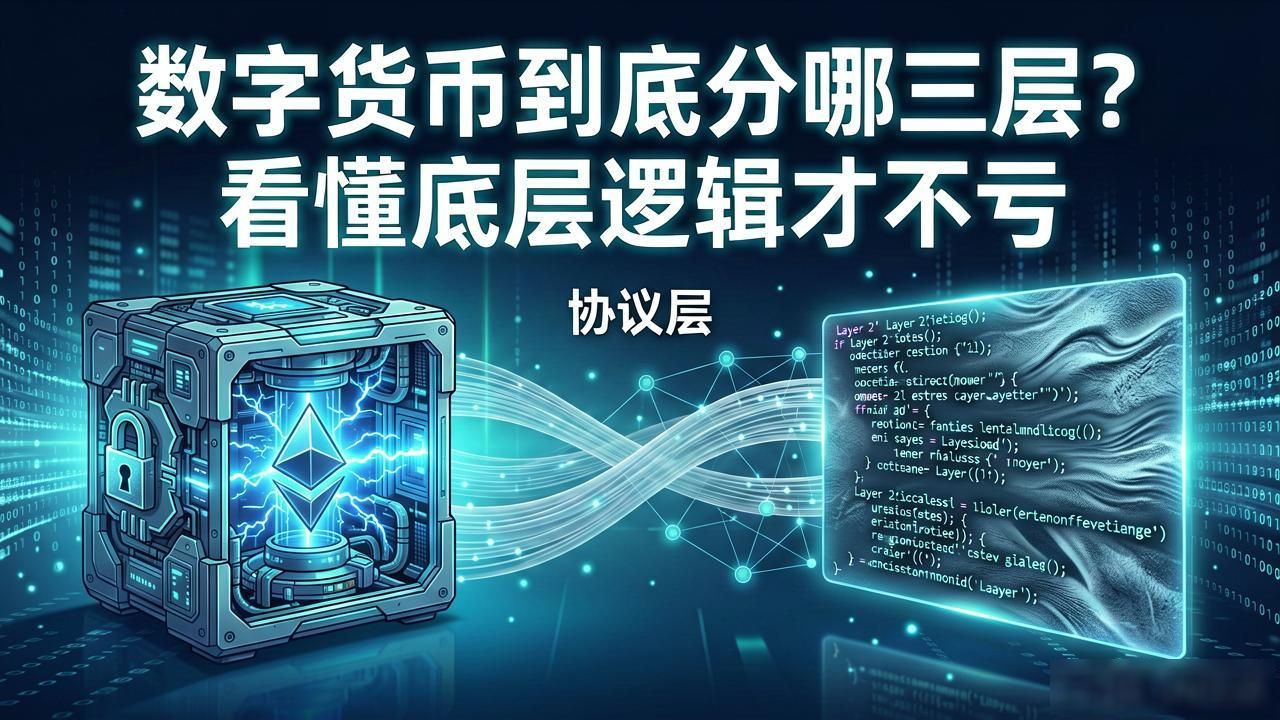 数字货币到底分哪三层？看懂底层逻辑才不亏