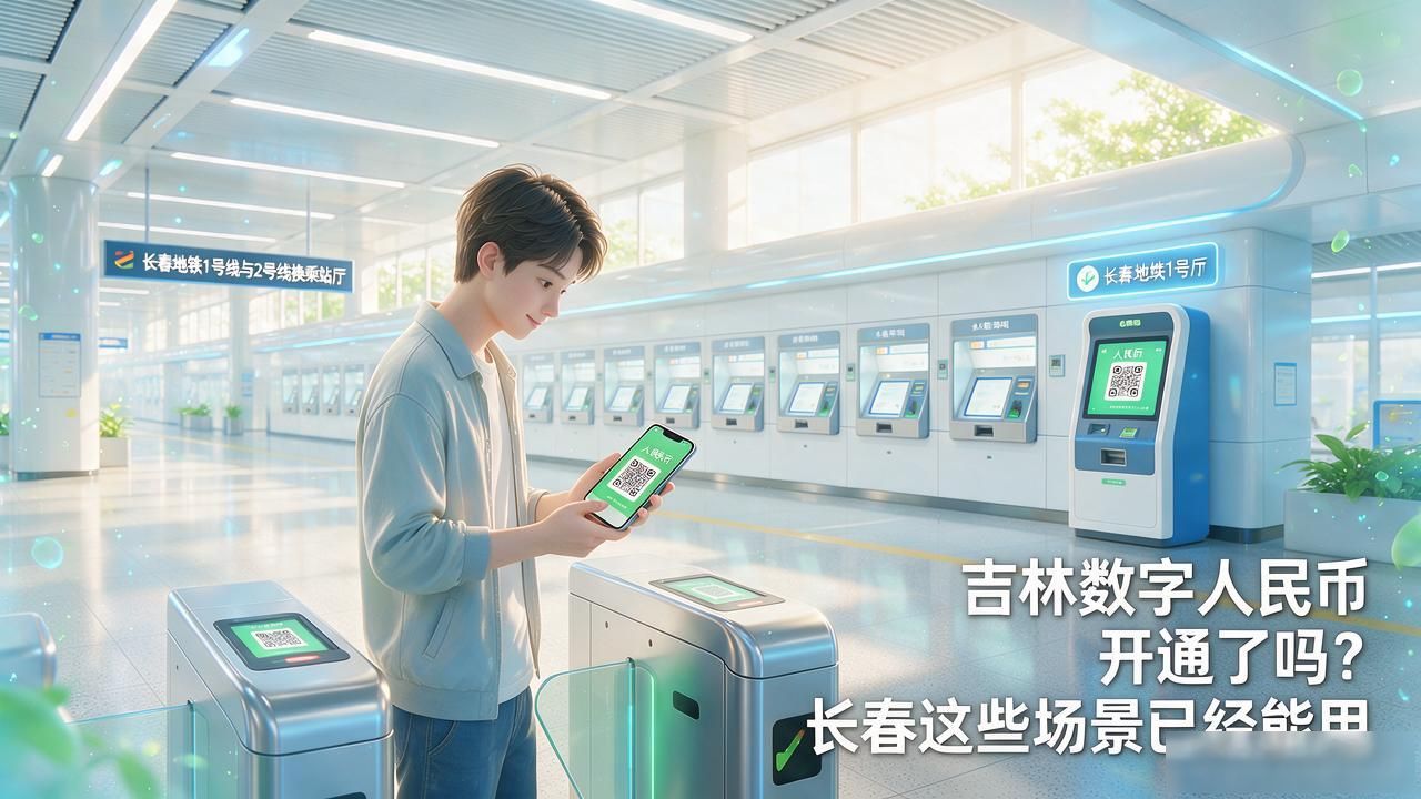 吉林数字人民币开通了吗？长春这些场景已经能用