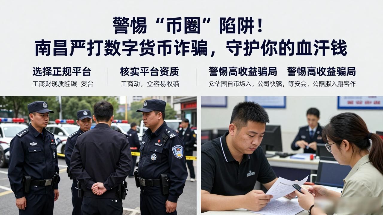警惕“币圈”陷阱！南昌严打数字货币诈骗，守护你的血汗钱