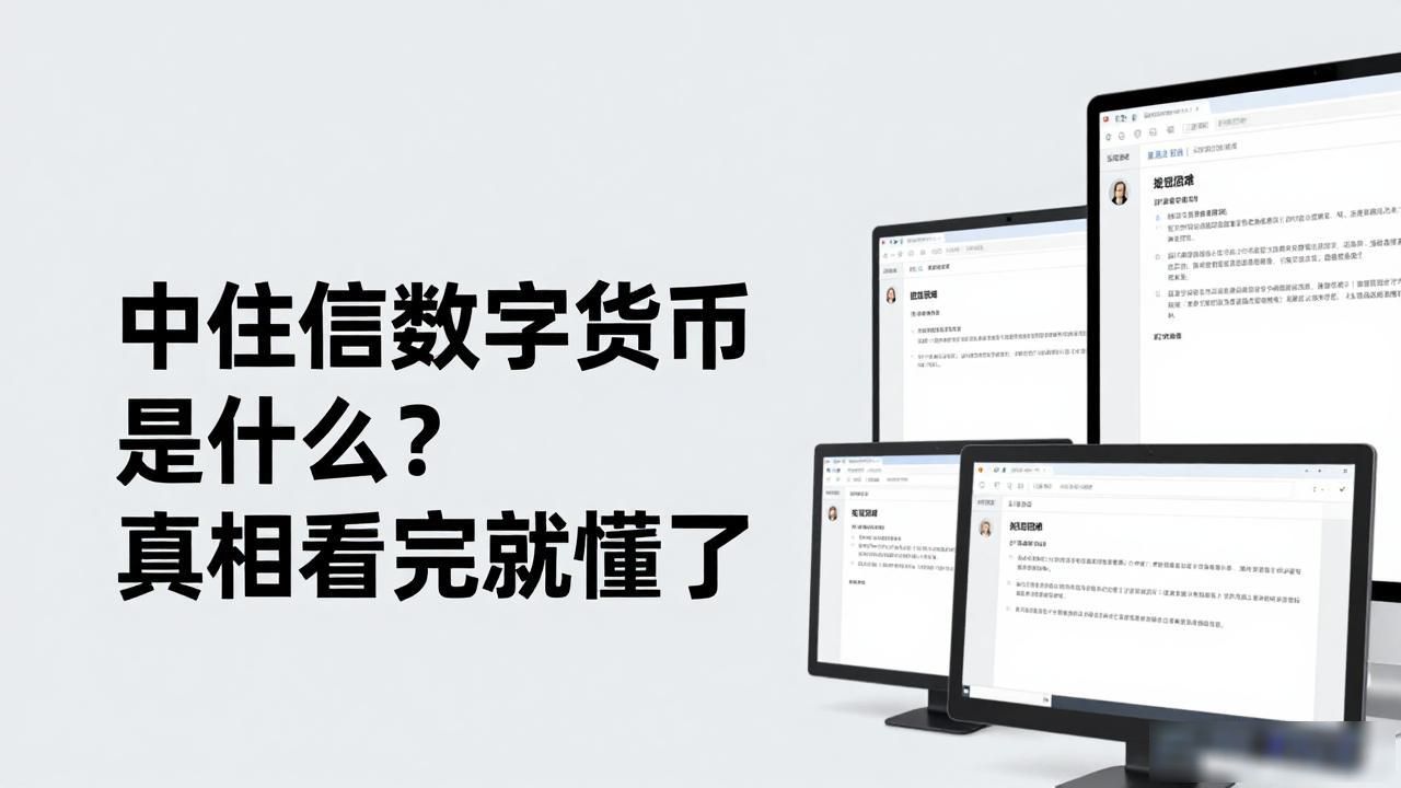 中住信数字货币是什么？真相看完就懂了