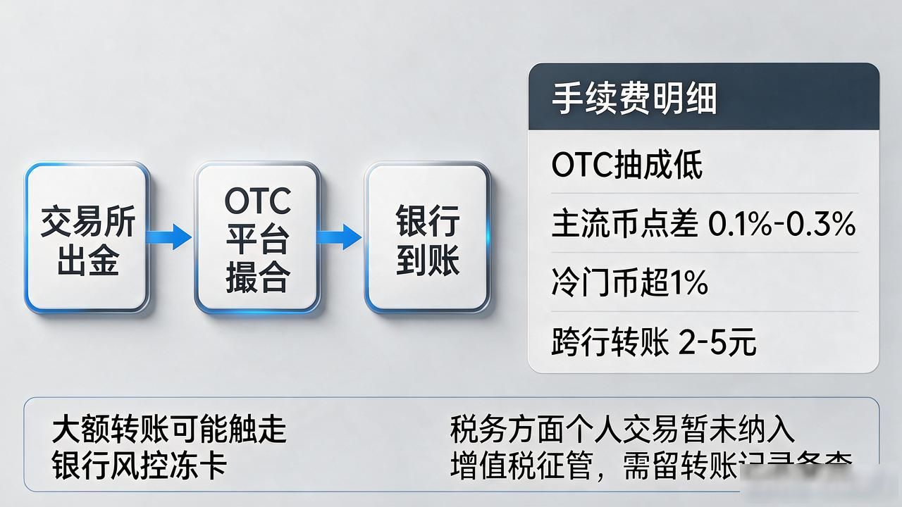 数字货币提现人民币：从交易所出金到银行卡到账，流程和手续费全说清