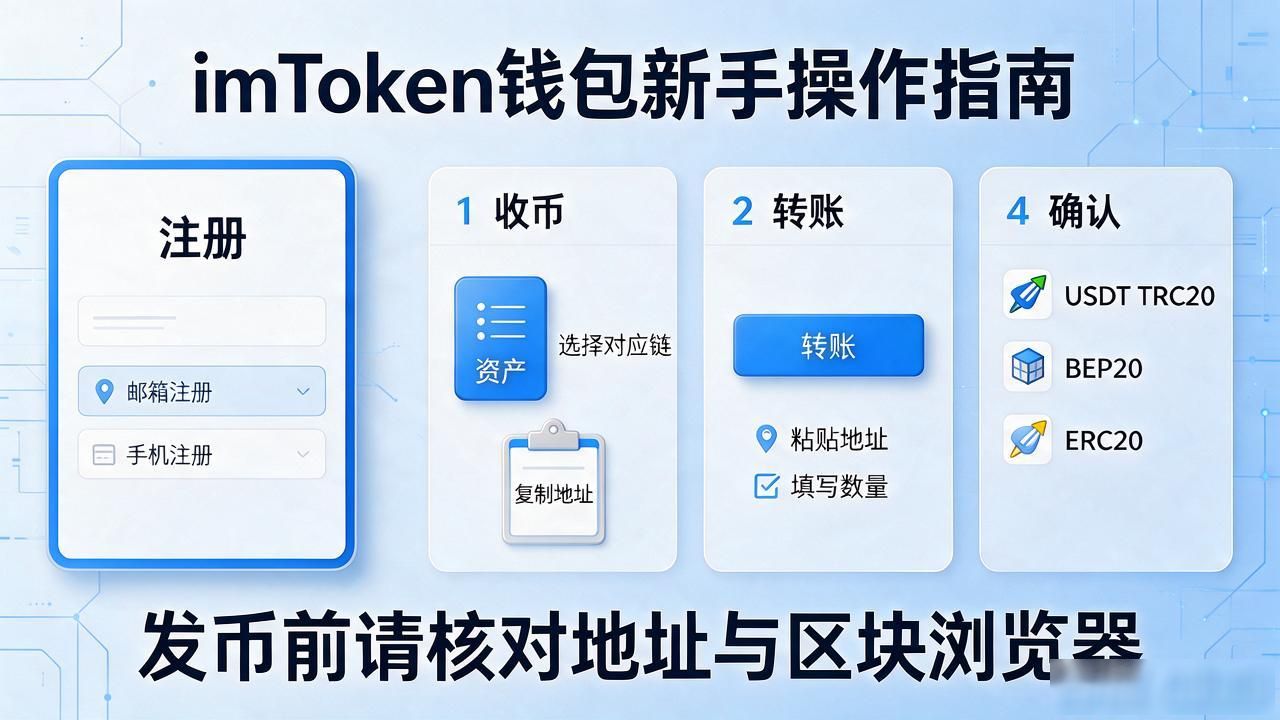 imtoken钱包新手怎么用，注册、转账、收币一次讲清楚