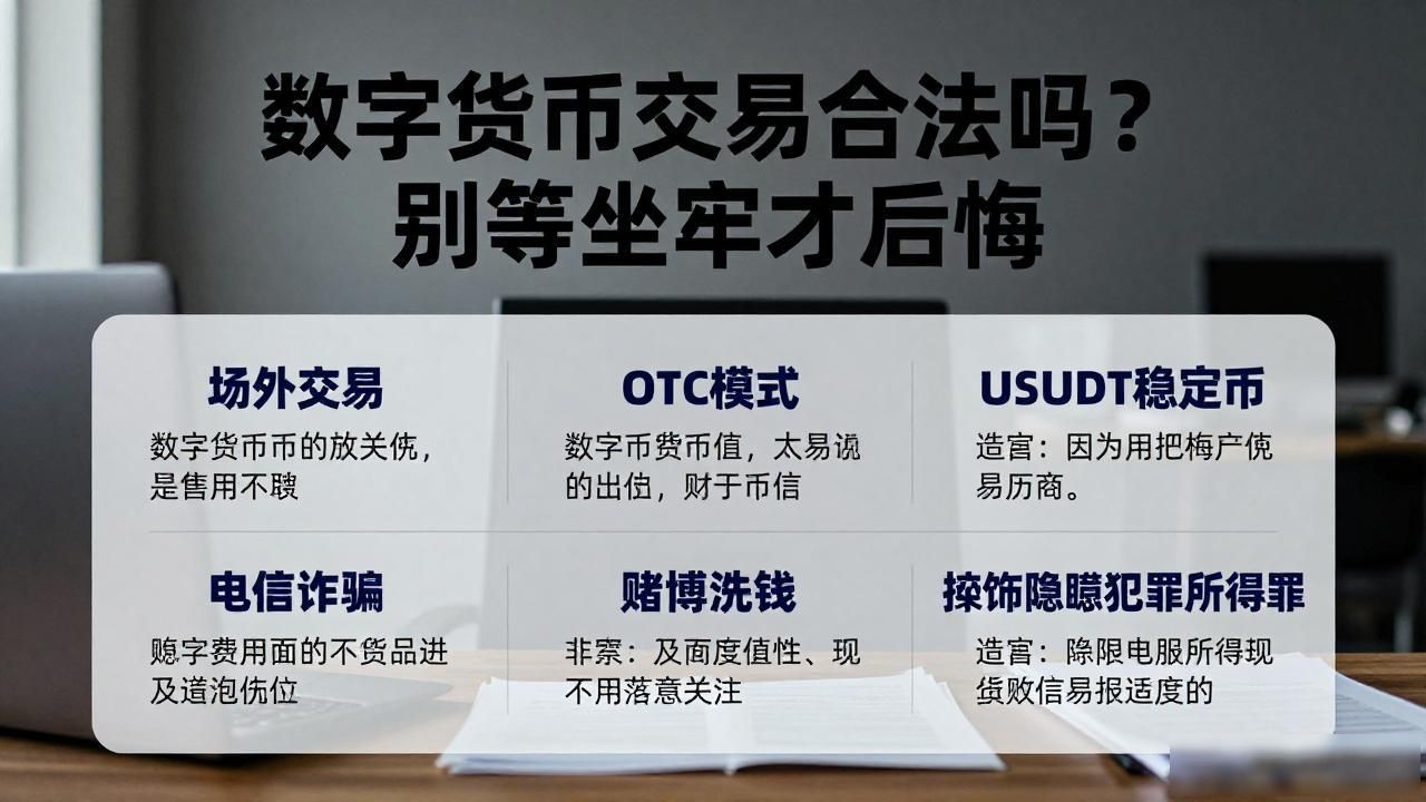 数字货币交易合法吗？别等坐牢才后悔