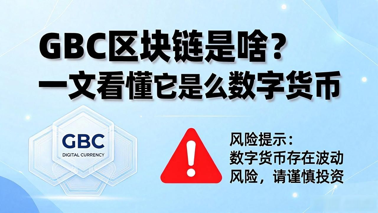 GBC区块链是啥？一文看懂它是什么数字货币