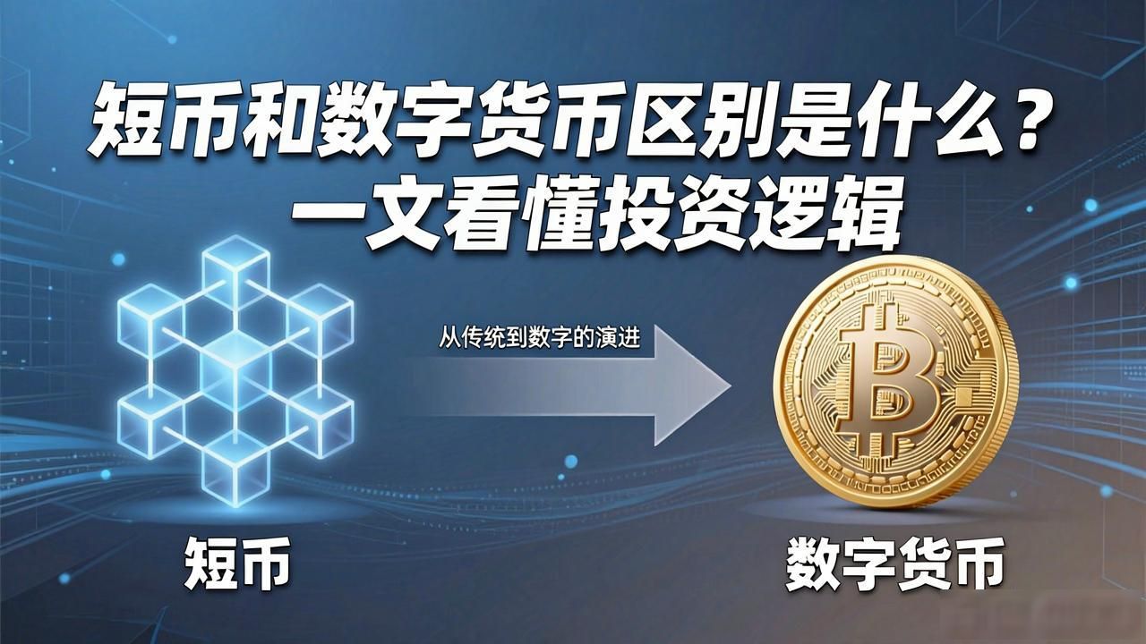短币和数字货币区别是什么？一文看懂投资逻辑