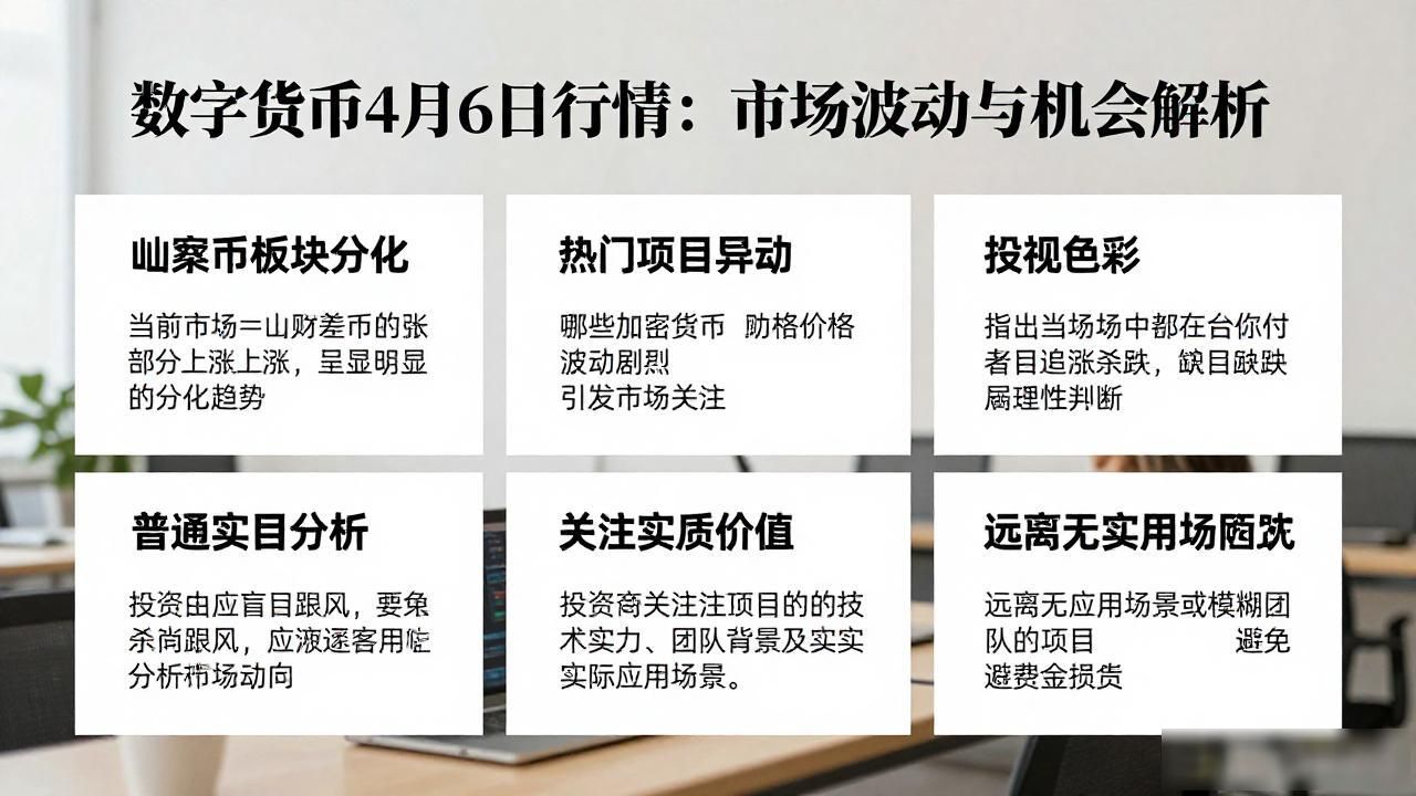 数字货币4月6日行情：市场波动与机会解析