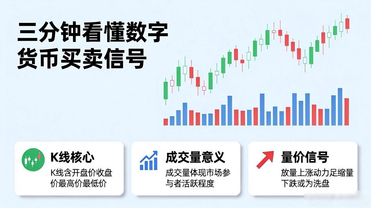 数字货币K线图太难懂？三分钟看懂买卖信号