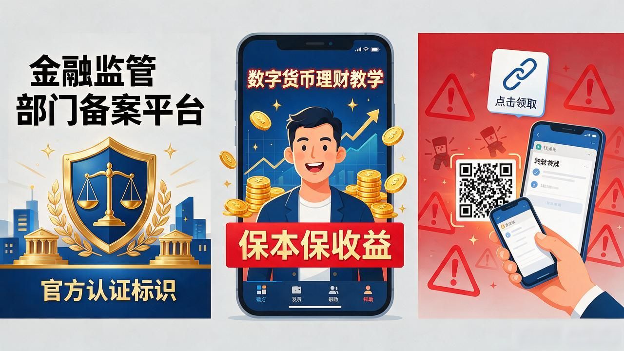 刷到数字货币理财直播视频，先别急着跟着交钱