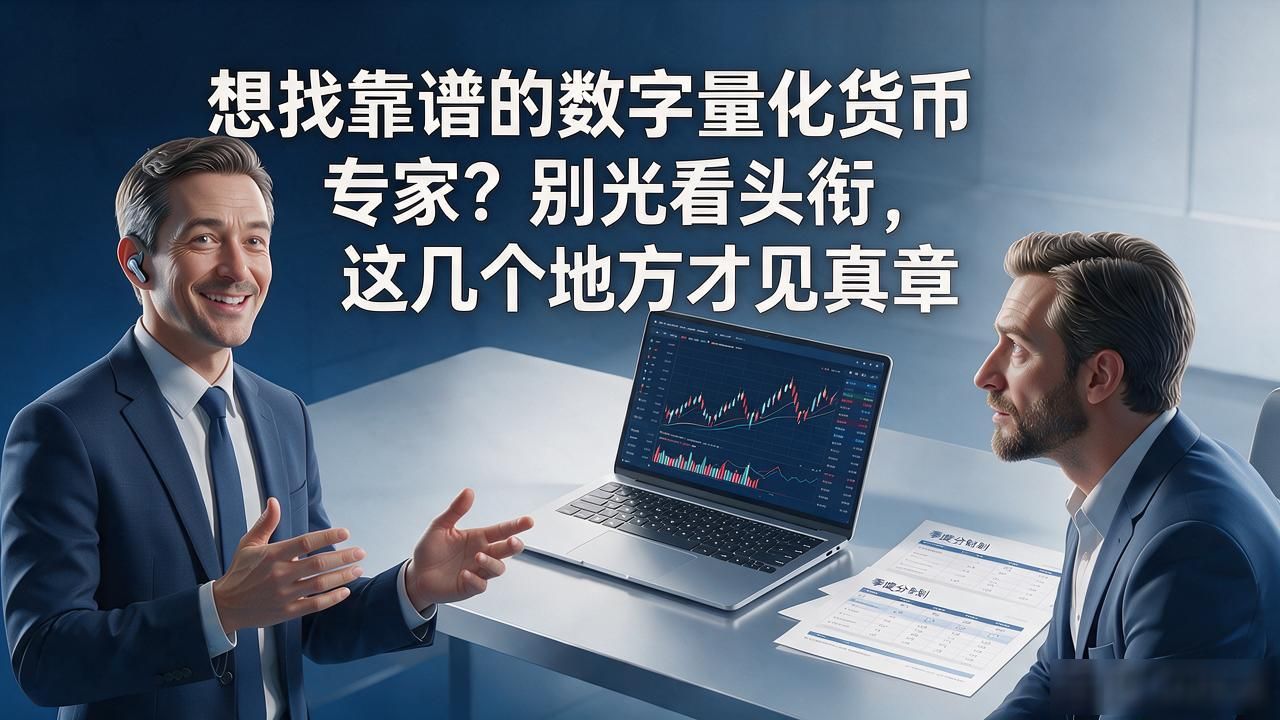 想找靠谱的数字量化货币专家？别光看头衔，这几个地方才见真章