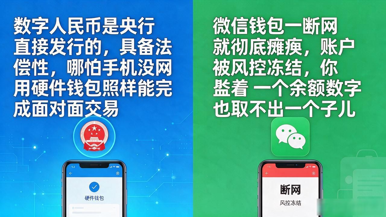 微信钱包算不算数字货币？充了法币花法币，跟央行发的根本不是一回事