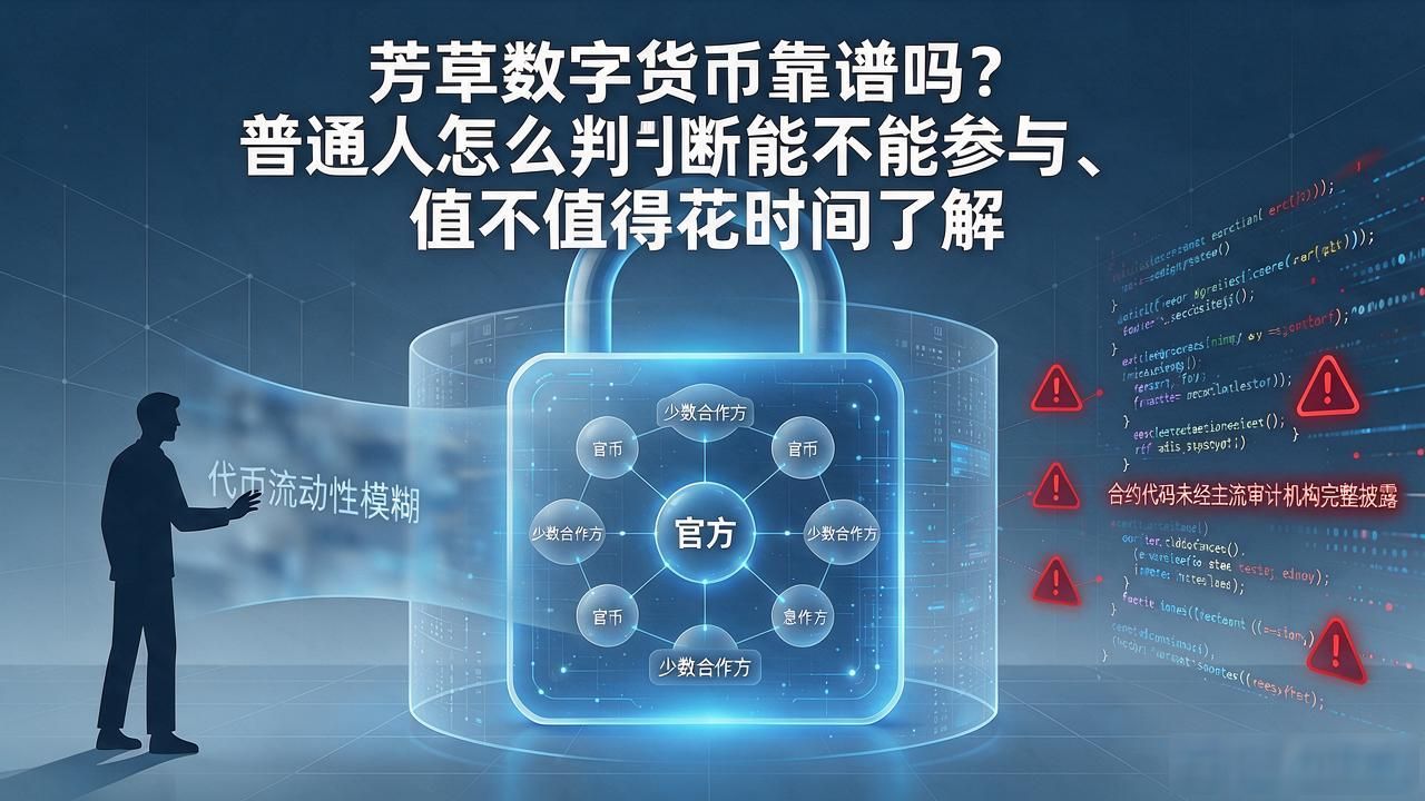 芳草数字货币靠谱吗？普通人怎么判断能不能参与、值不值得花时间了解