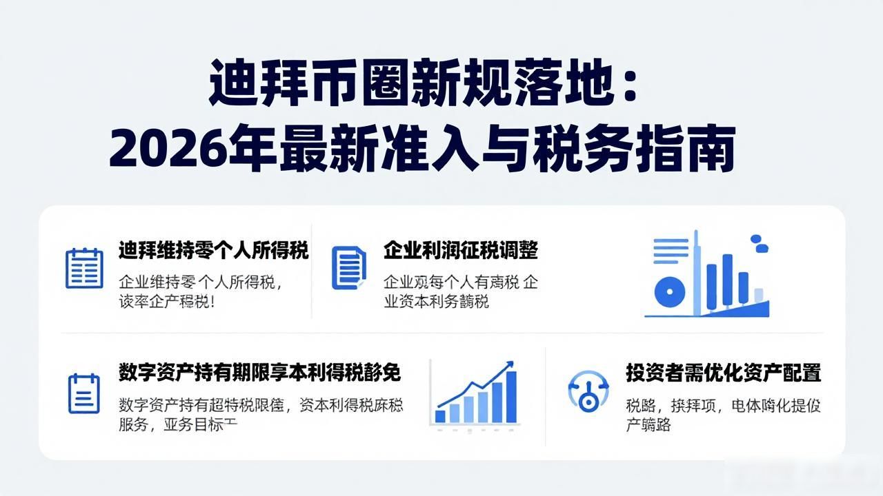 迪拜币圈新规落地：2026年最新准入与税务指南