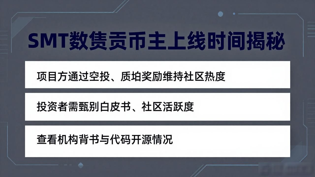 SMT数字货币主网上线时间揭秘