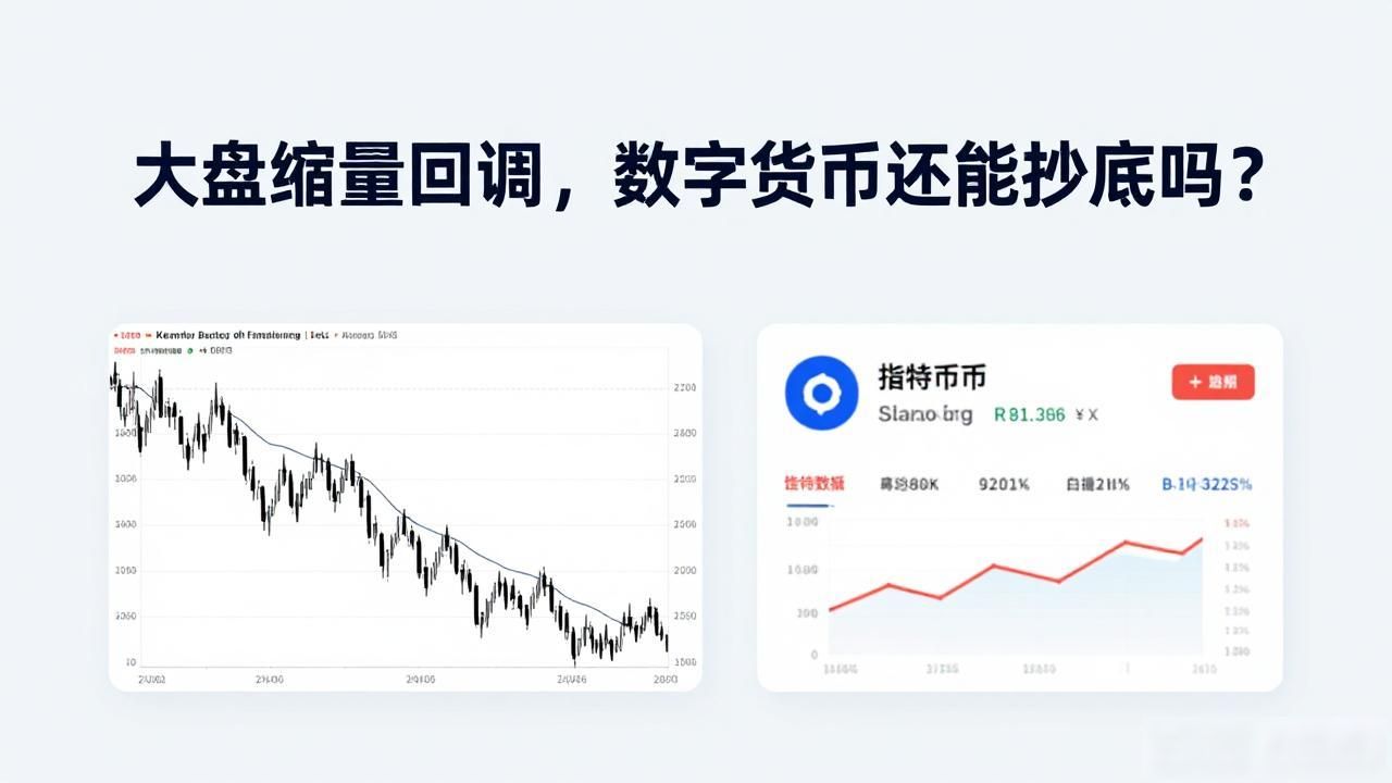大盘缩量回调，数字货币还能抄底吗？
