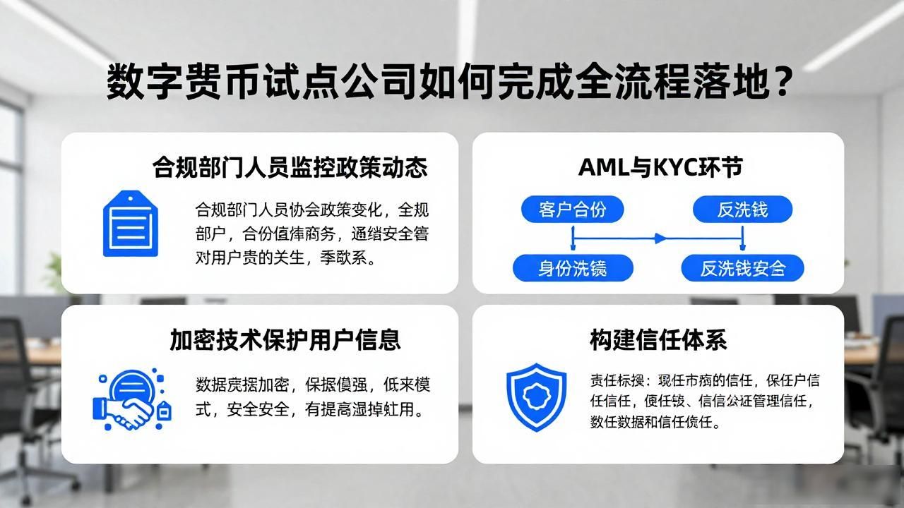 数字货币试点公司如何完成全流程落地？