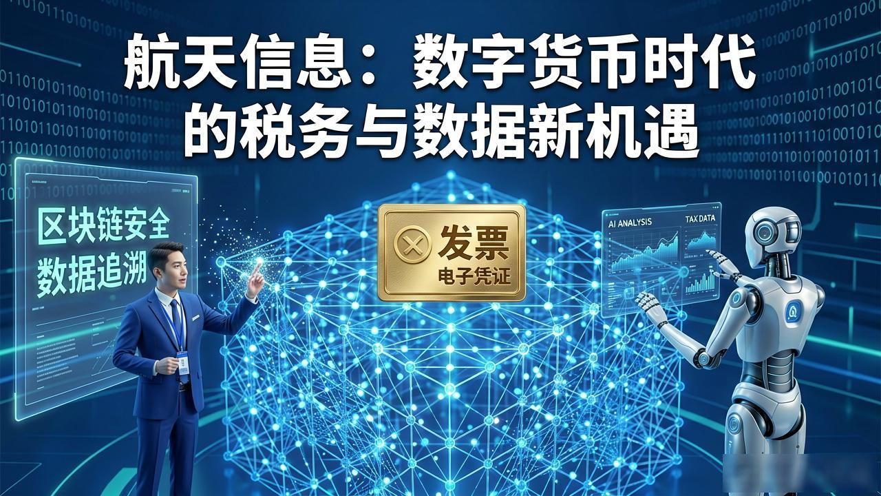 航天信息：数字货币时代的税务与数据新机遇