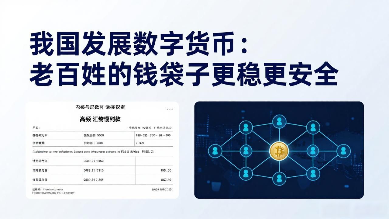 我国发展数字货币：老百姓的钱袋子更稳更安全