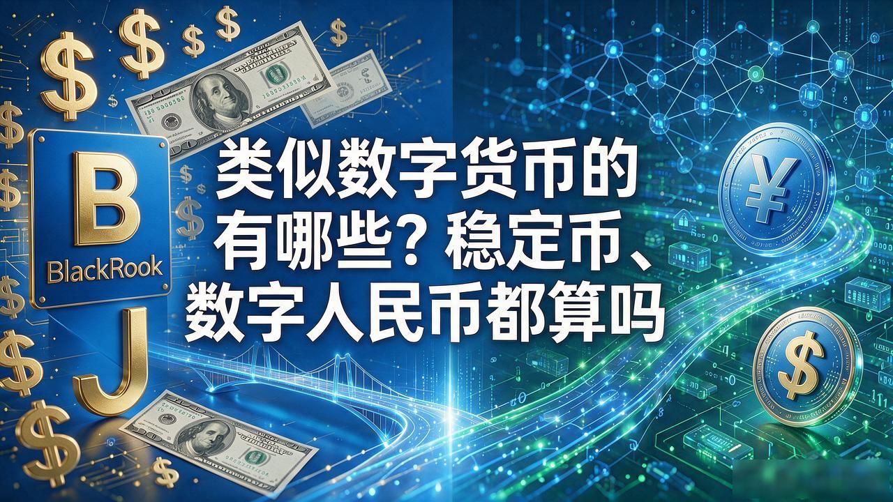 类似数字货币的有哪些？稳定币、数字人民币都算吗