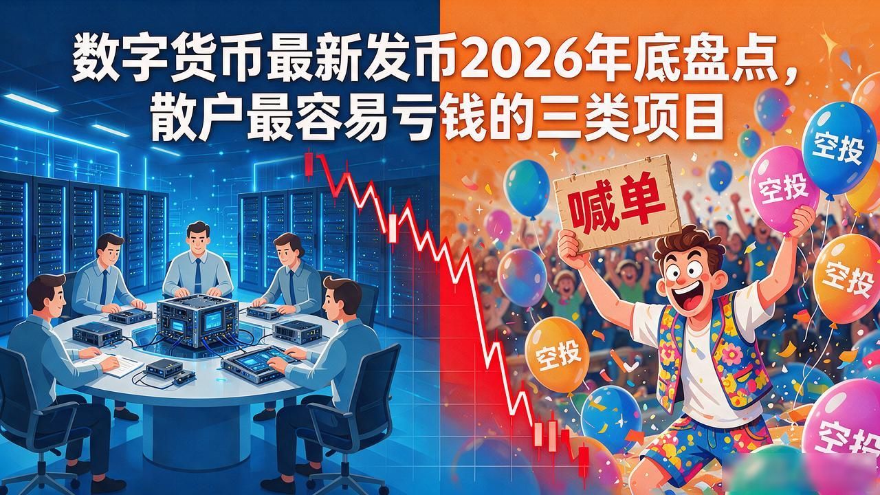 数字货币最新发币2026年底盘点，散户最容易亏钱的三类项目