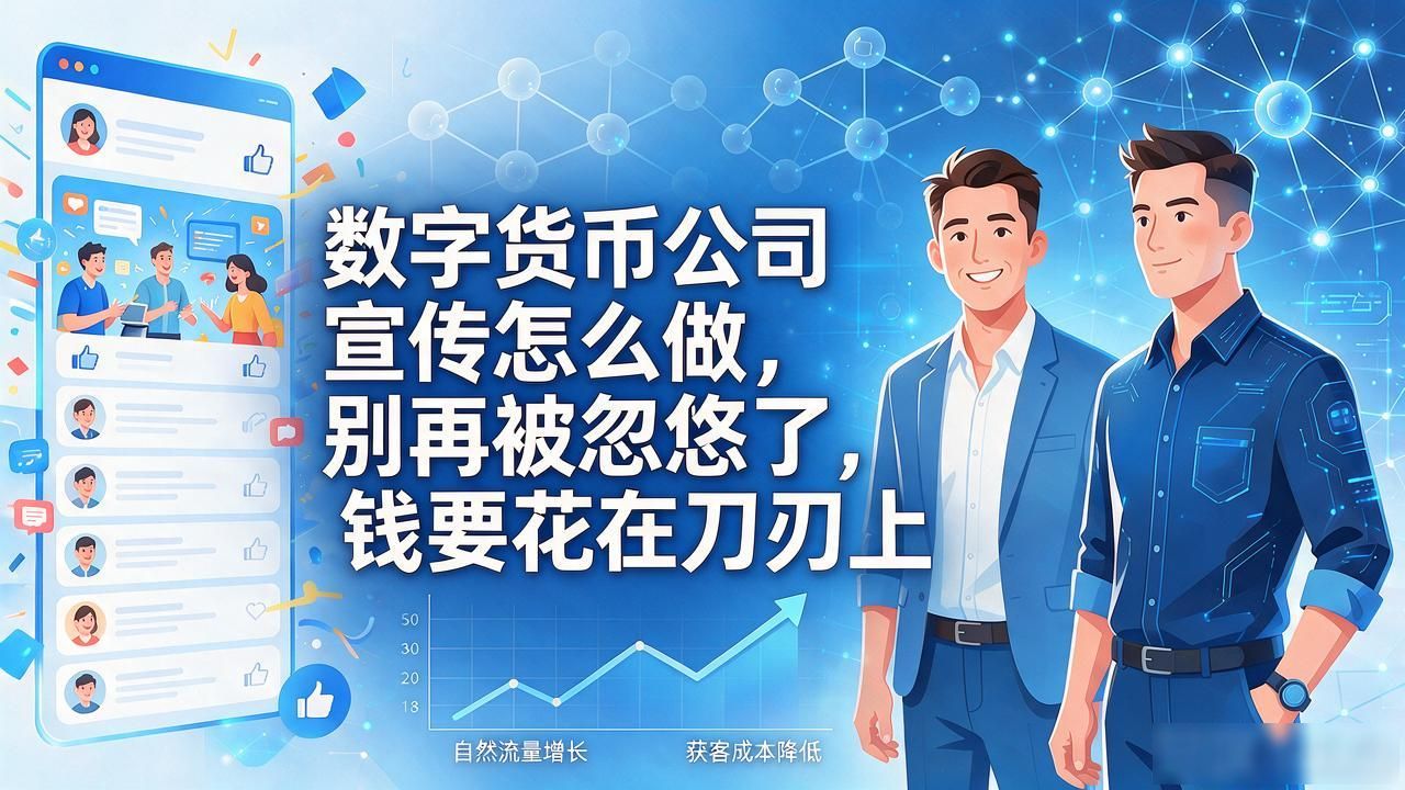数字货币公司宣传怎么做，别再被忽悠了，钱要花在刀刃上