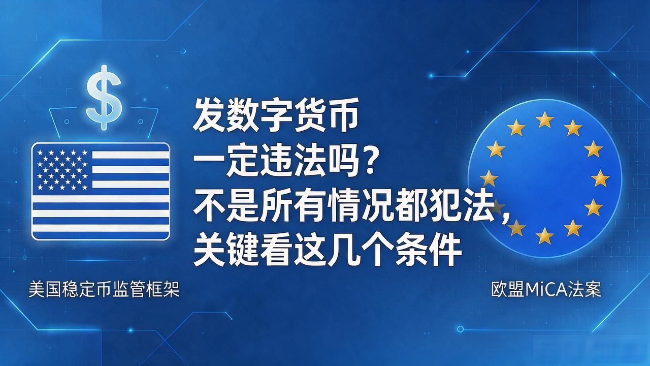 发数字货币一定违法吗？不是所有情况都犯法，关键看这几个条件
