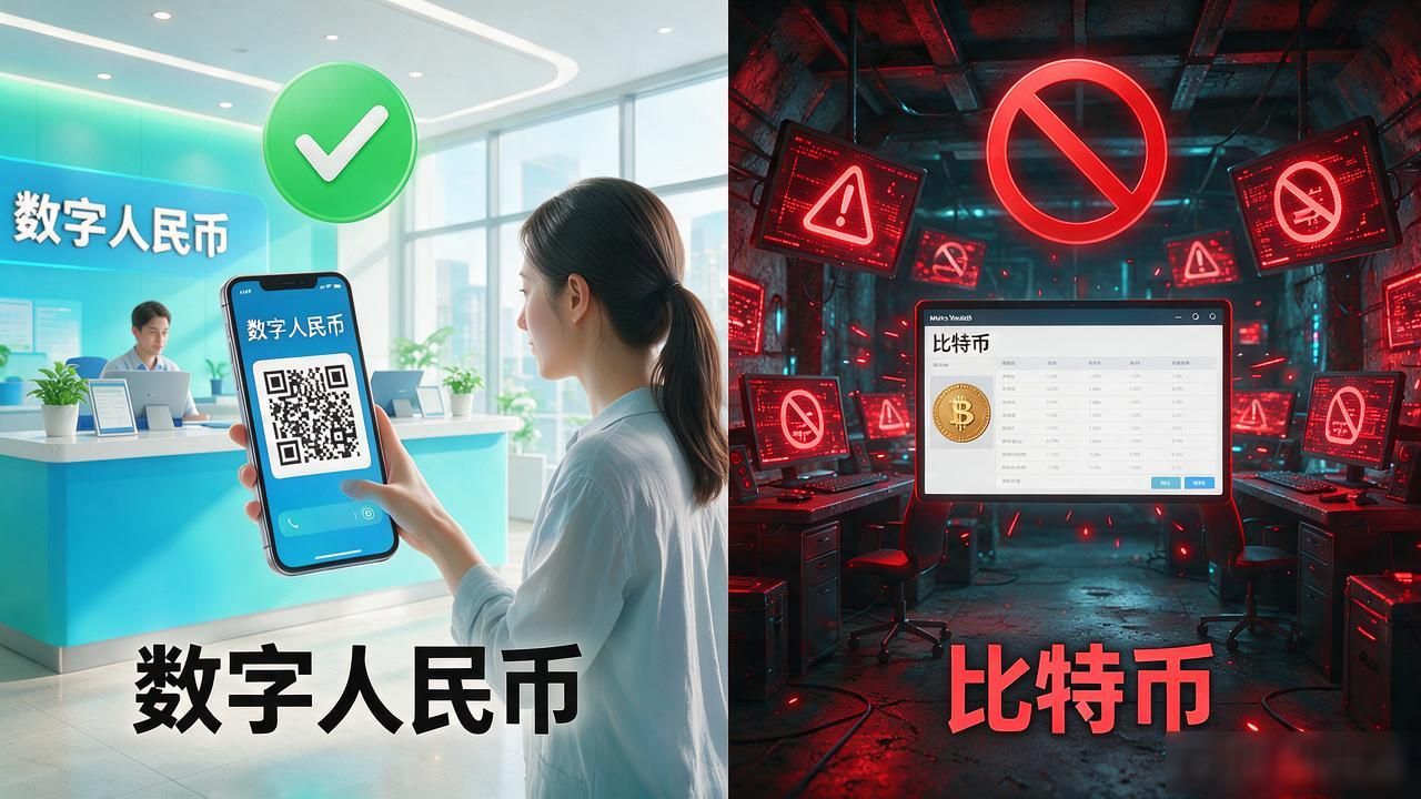 数字货币承认了吗？数字人民币和比特币待遇差多少