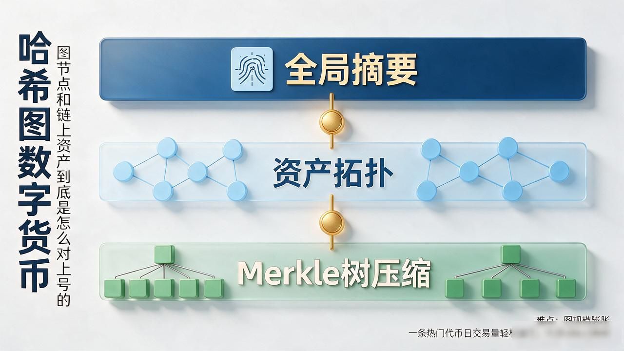 哈希图数字货币：图节点和链上资产到底是怎么对上号的
