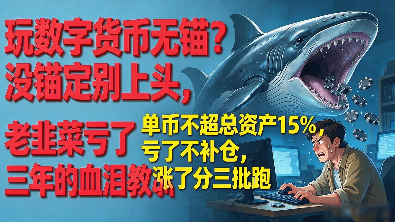 玩数字货币无瞄？没锚定别上头，老韭菜亏了三年的血泪教训