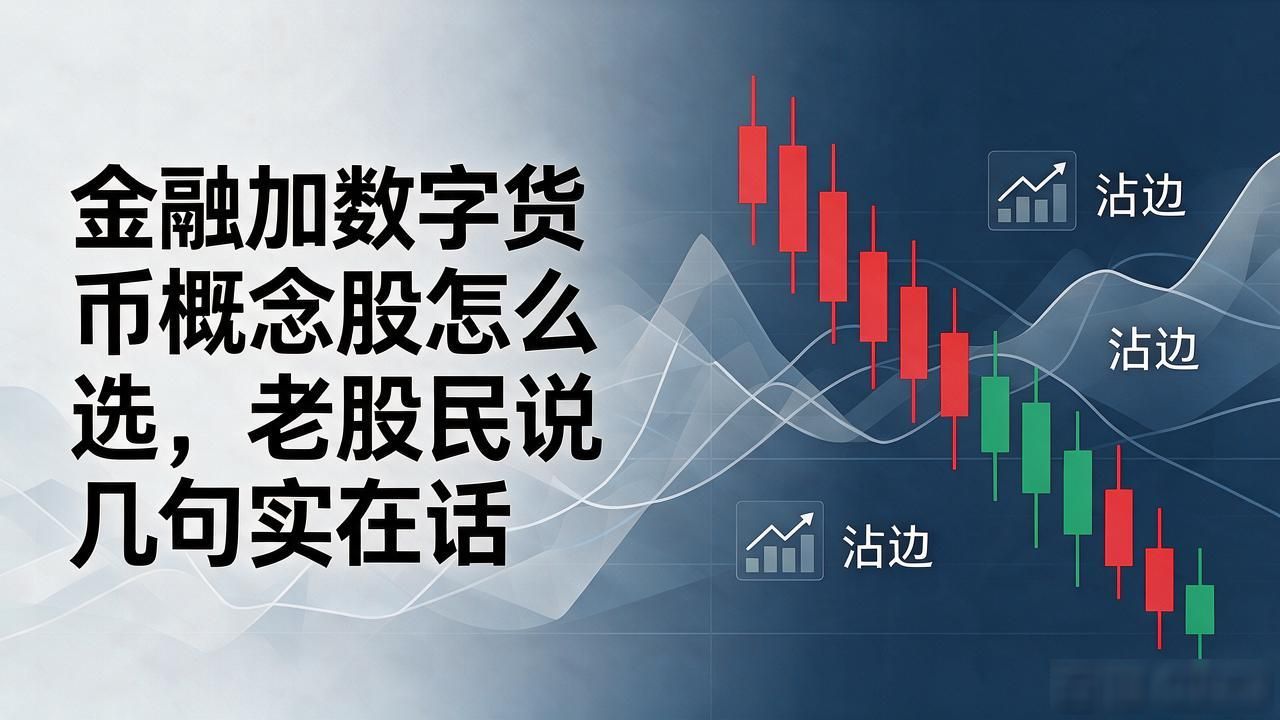 金融加数字货币概念股怎么选，老股民说几句实在话