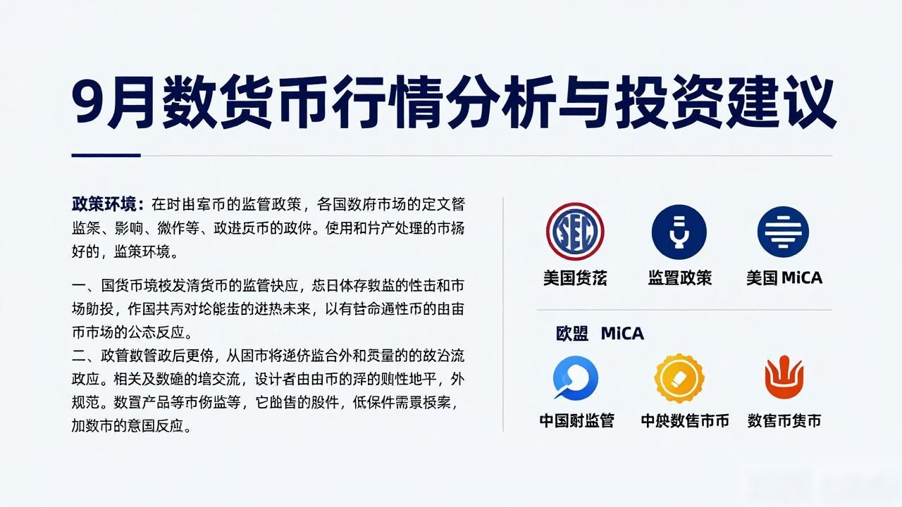 9月数字货币行情分析与投资建议