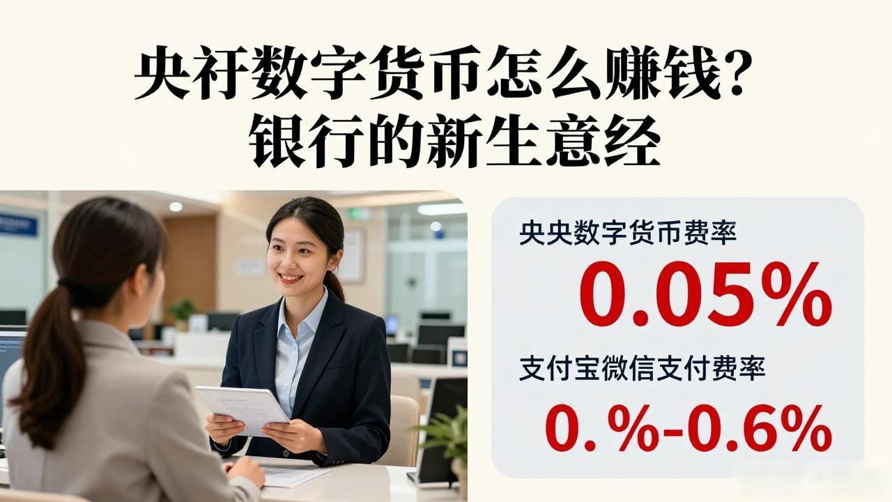 央行数字货币怎么赚钱？银行的新生意经