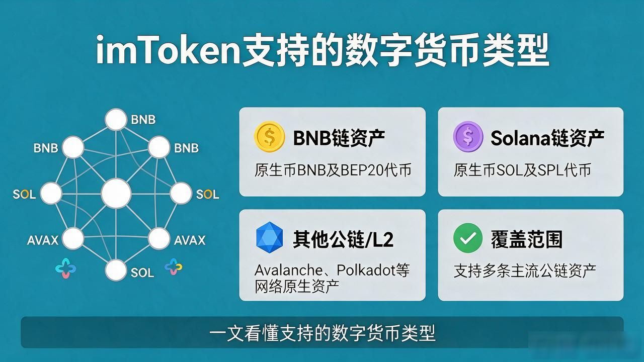 imtoken能保存什么币？一文看懂支持的数字货币类型