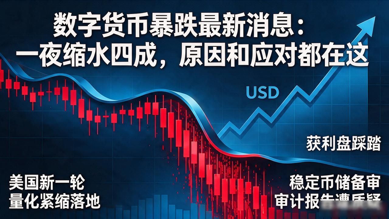 数字货币暴跌最新消息：一夜缩水四成，原因和应对都在这