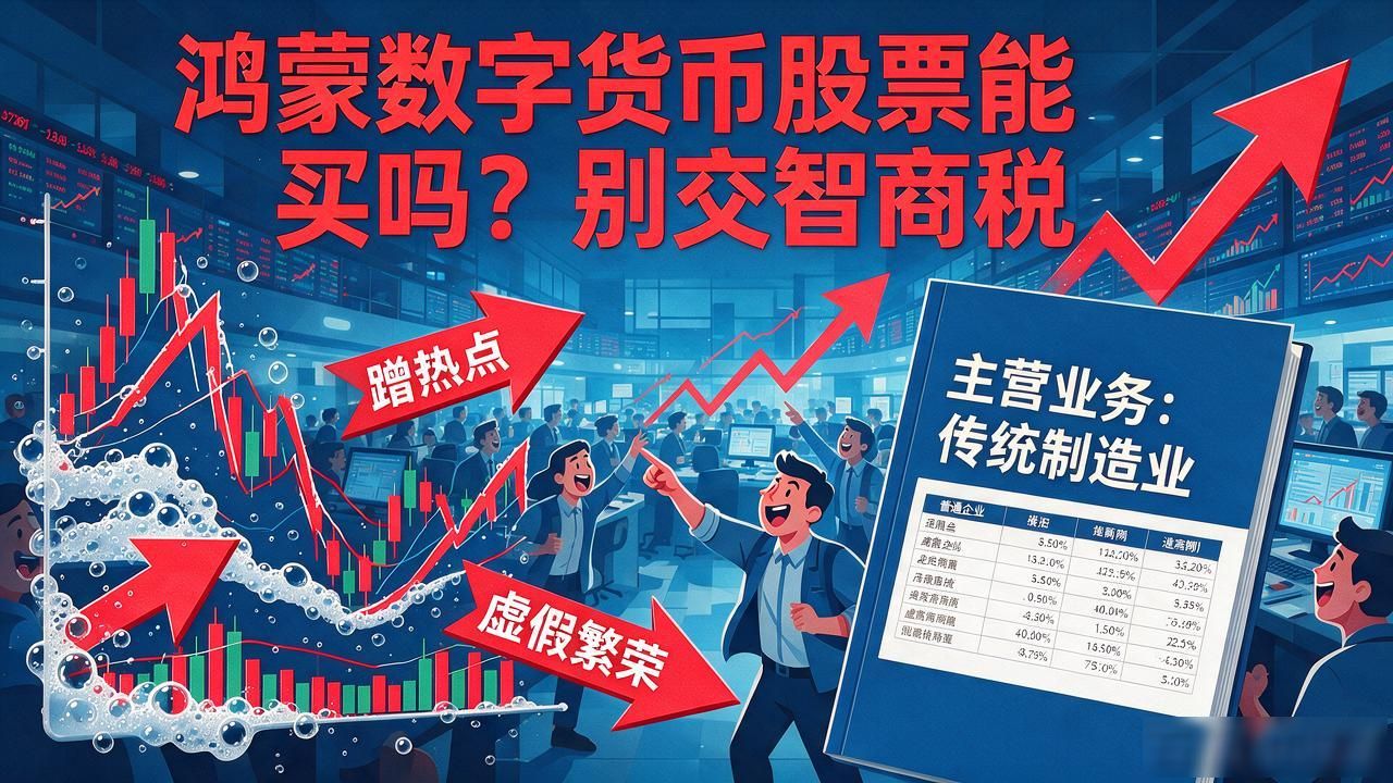 鸿蒙数字货币股票能买吗？别交智商税