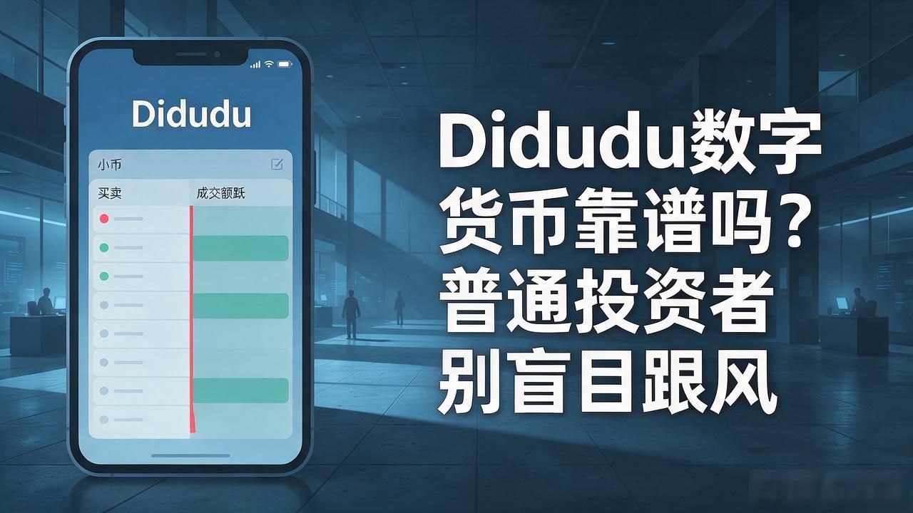 Didudu数字货币靠谱吗？普通投资者别盲目跟风