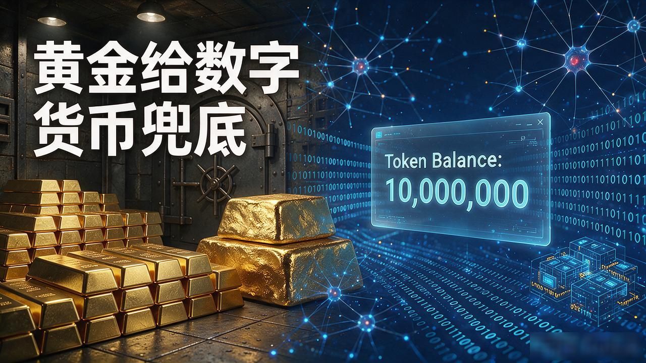 黄金给数字货币兜底，这层"安全感"到底靠不靠谱
