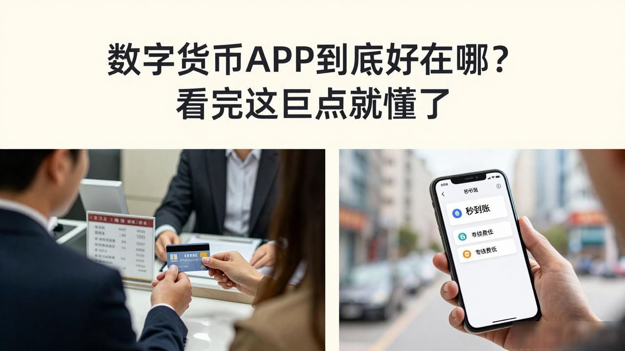 数字货币APP到底好在哪？看完这几点就懂了