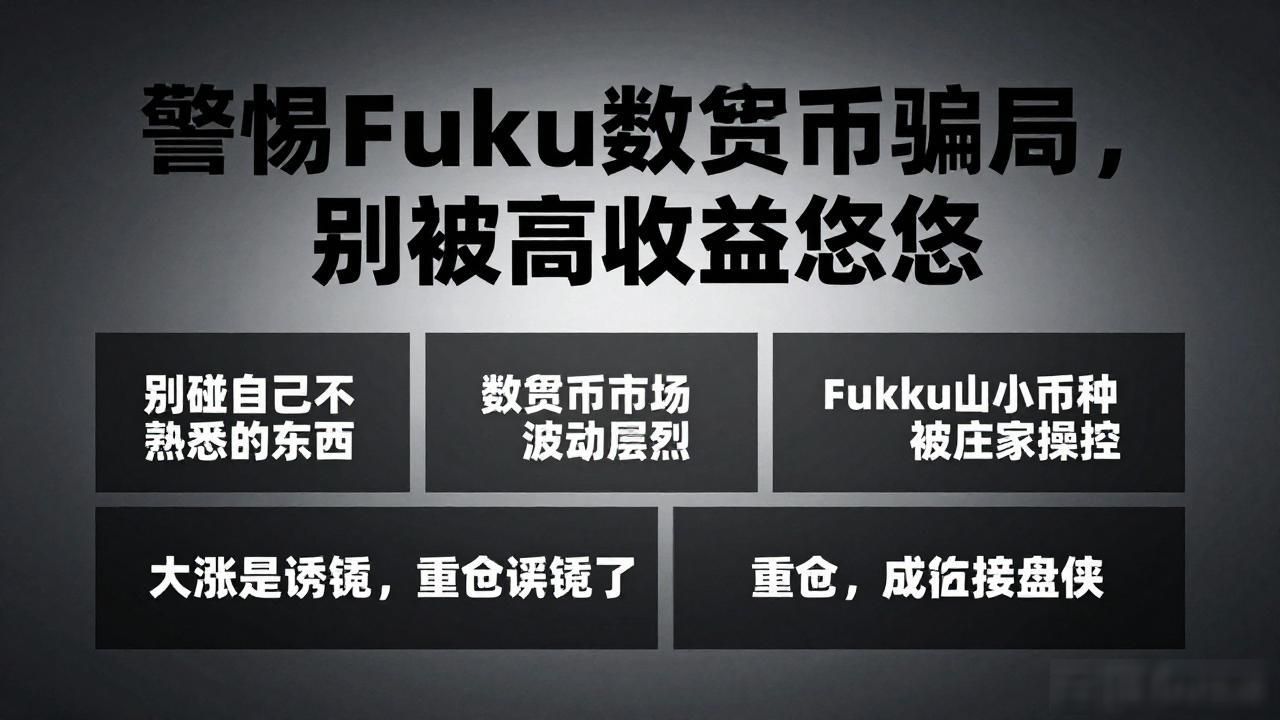 警惕Fuku数字货币骗局，别被高收益忽悠