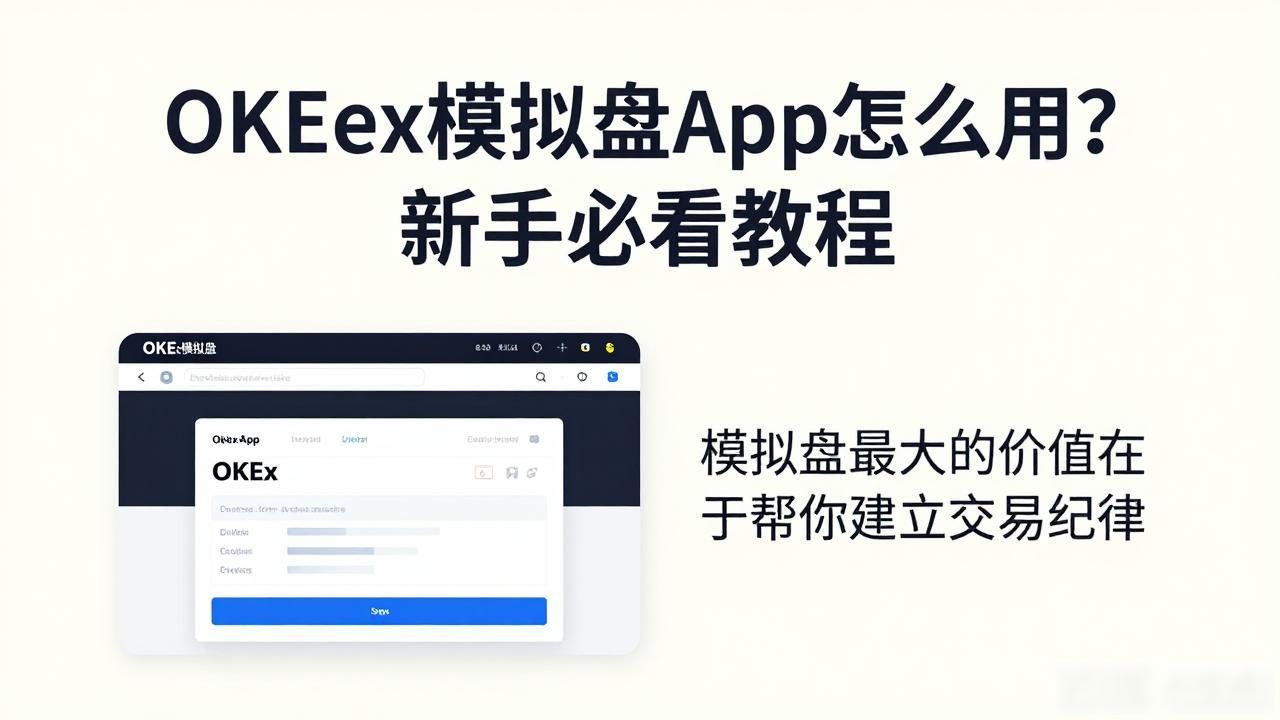 OKEx模拟盘App怎么用？新手必看教程
