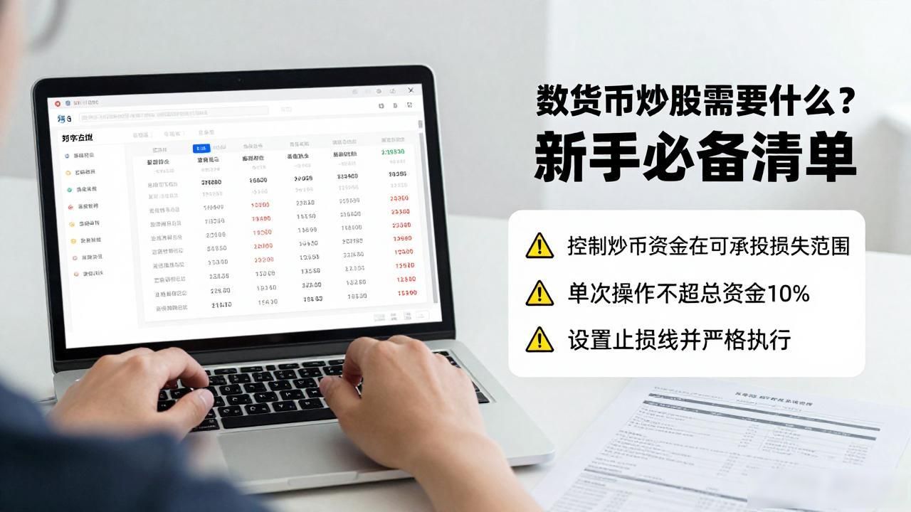 数字货币炒股需要什么？新手必备清单