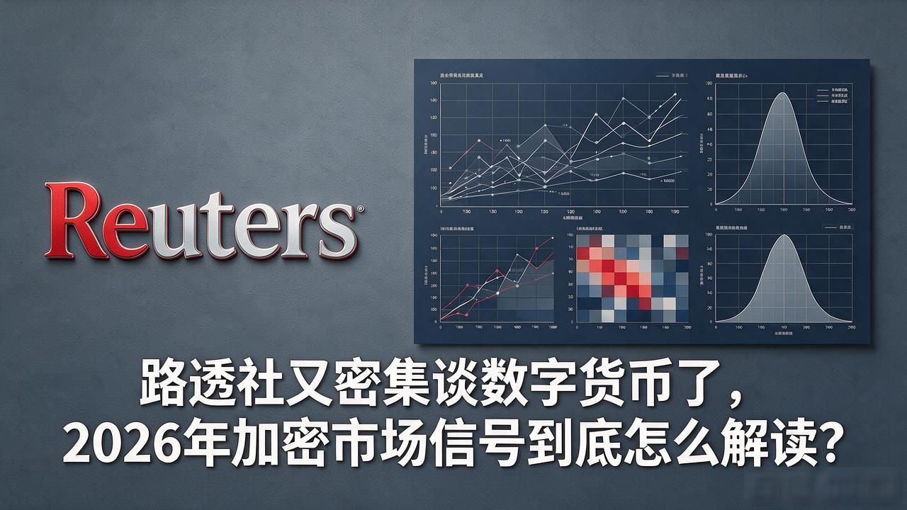 路透社又密集谈数字货币了，2026年加密市场信号到底怎么解读