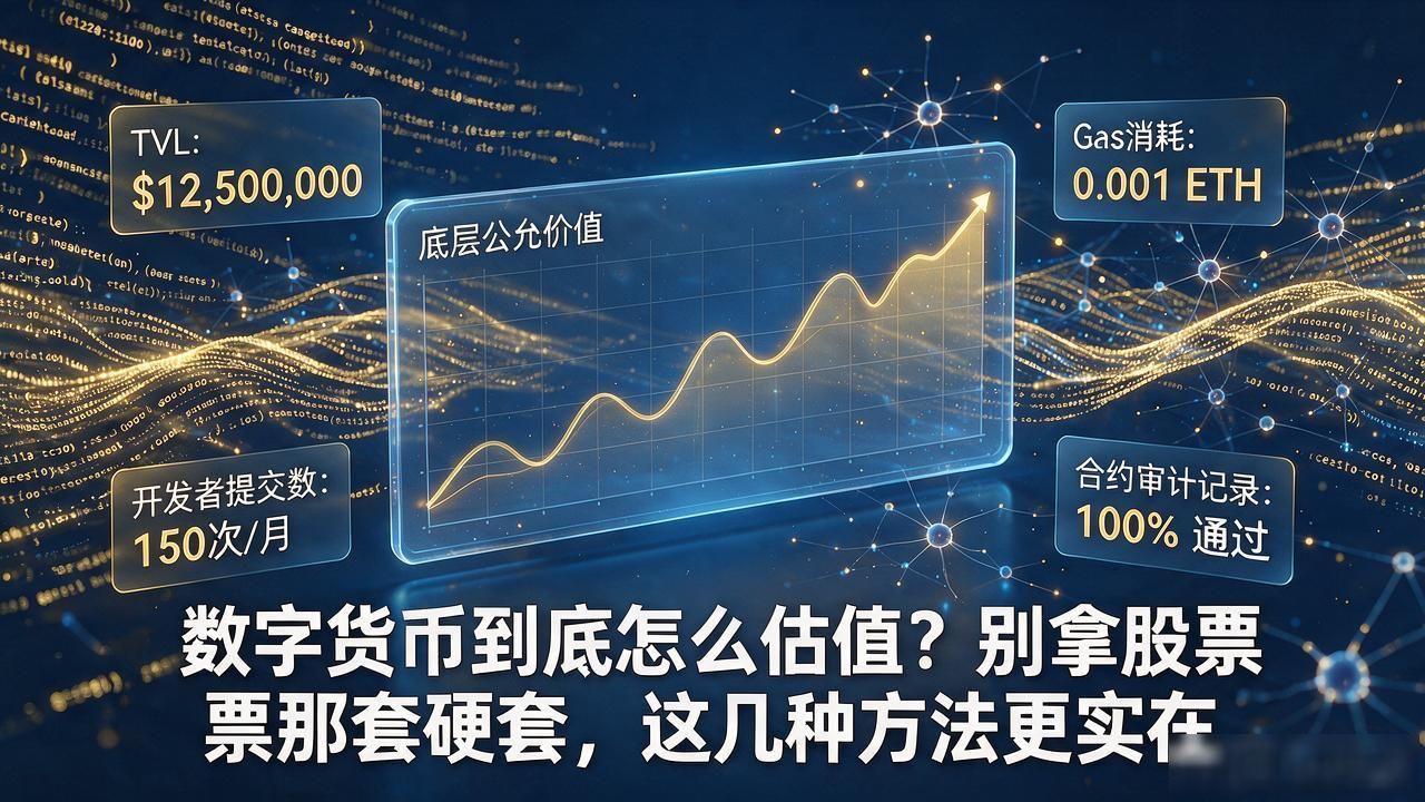 数字货币到底怎么估值？别拿股票那套硬套，这几种方法更实在