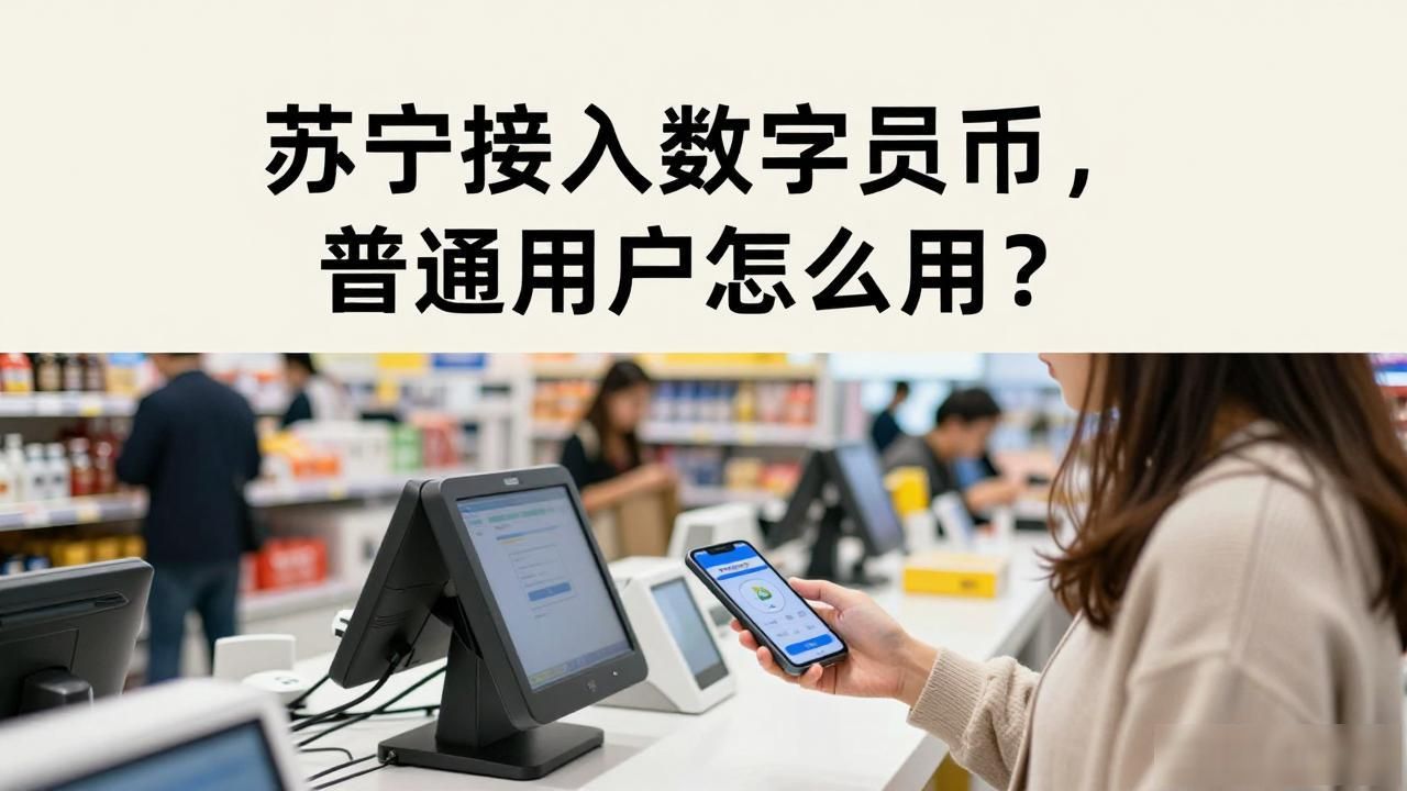 苏宁接入数字货币，普通用户怎么用？