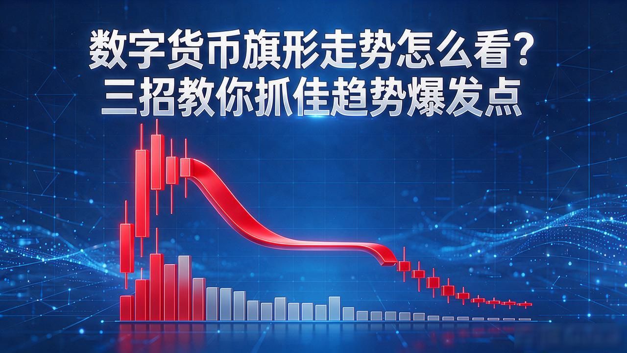 数字货币旗形走势怎么看？三招教你抓住趋势爆发点
