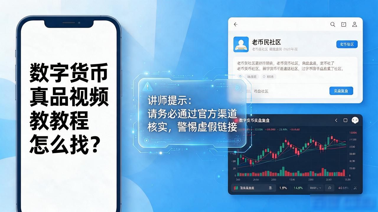 数字货币真品视频教程怎么找？记住这几招别再花冤枉钱